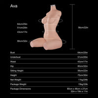 Ava: 75cm B-Cup Torso (Ready To Ship)
