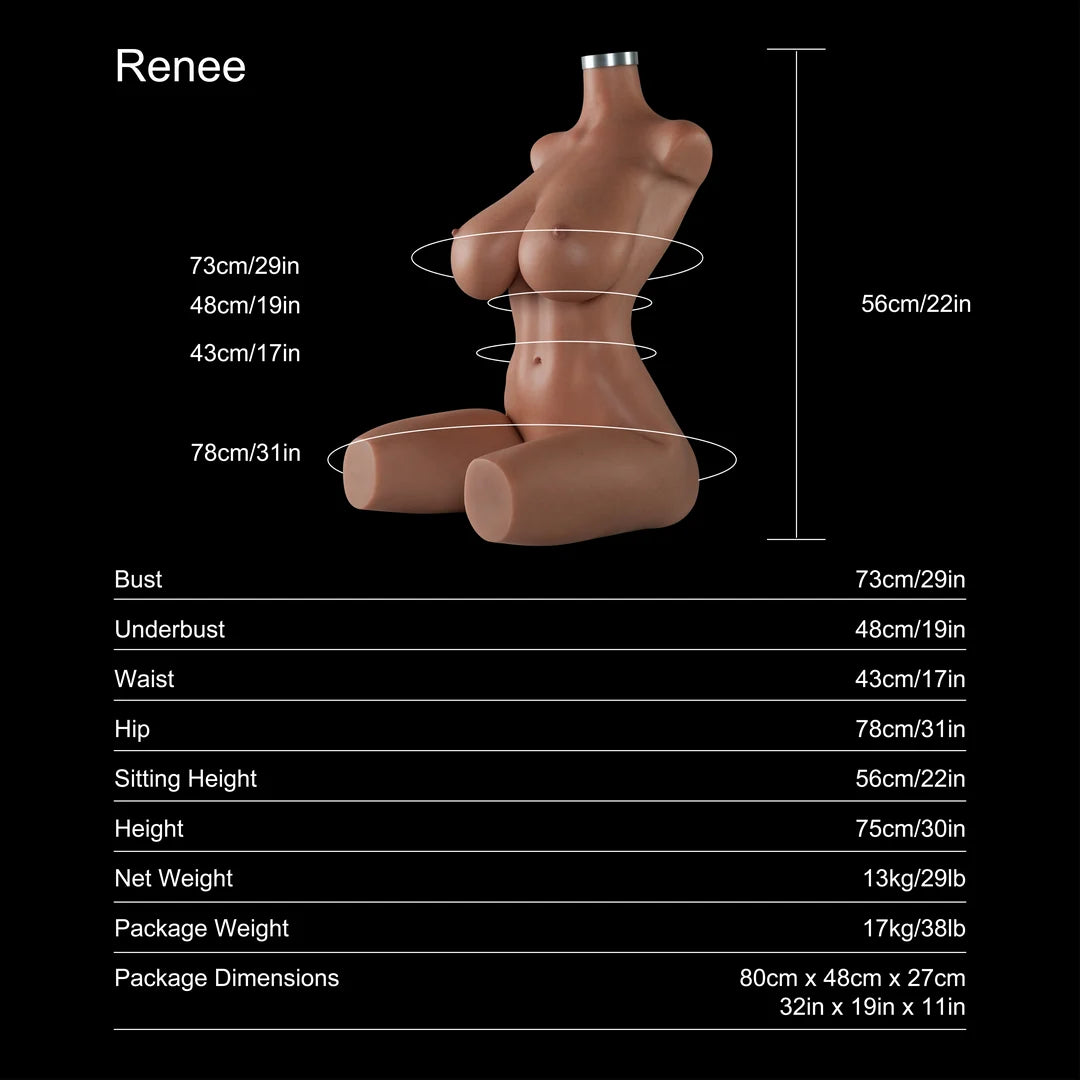 Renee: 75cm G-Cup Torso (Ready To Ship)