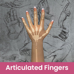 SE Doll Custom Option - Articulated Hand Skeleton