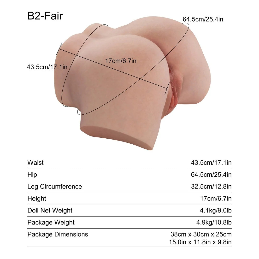 Kira: 4.1kg Mini Butt Torso (Fair Skin)