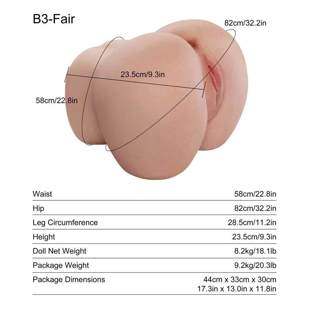 Rosaline: 8.2kg Butt Torso (Fair Skin)