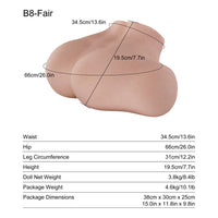 Zara: 3.8kg Mini Butt Torso (Fair Skin)
