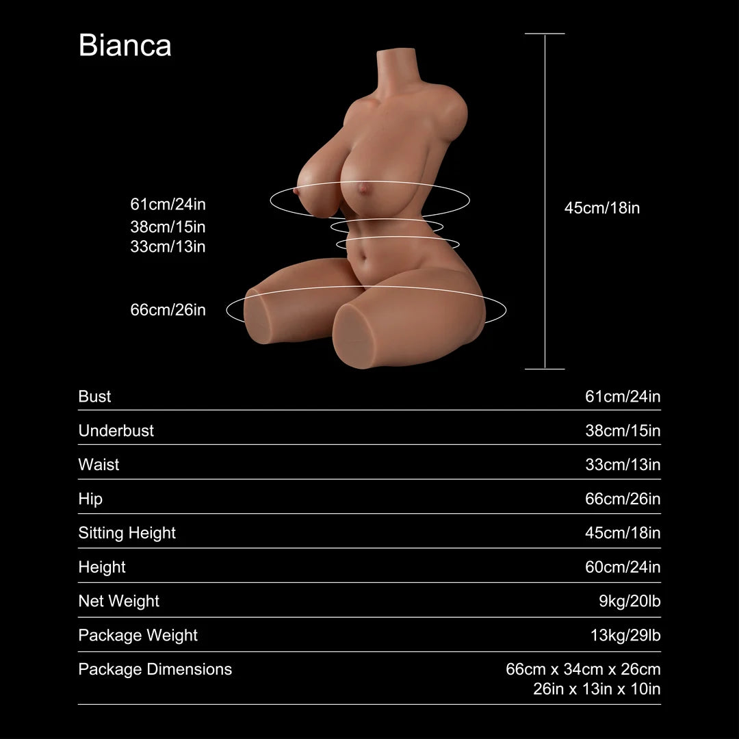 Bianca: 60cm F-Cup Torso (Ready To Ship)