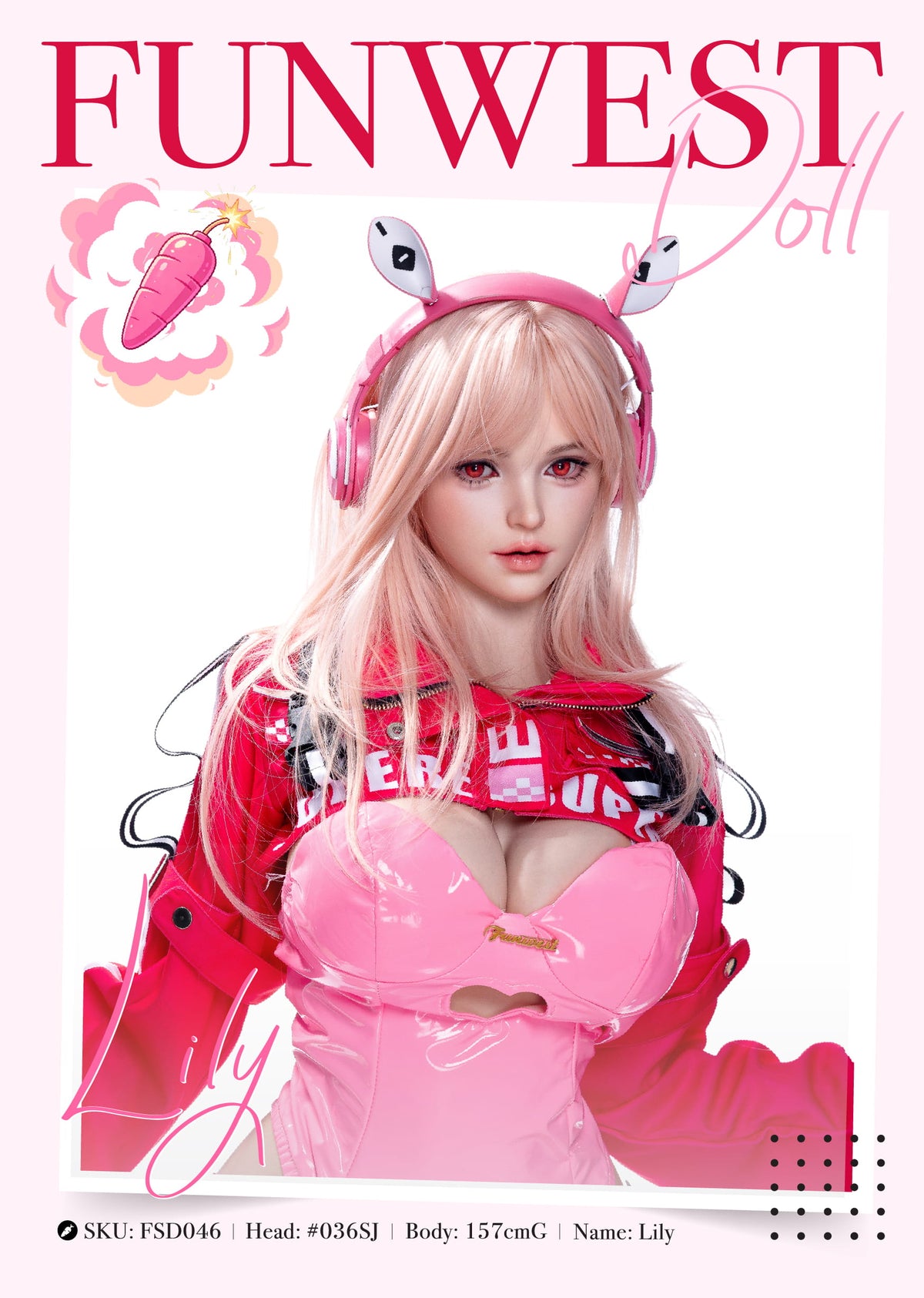 Lily: Pink Bunny Sex Doll