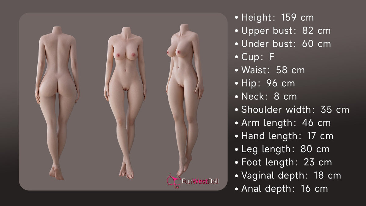 Chloe: FS159cm F-Cup Silicone Sex Doll