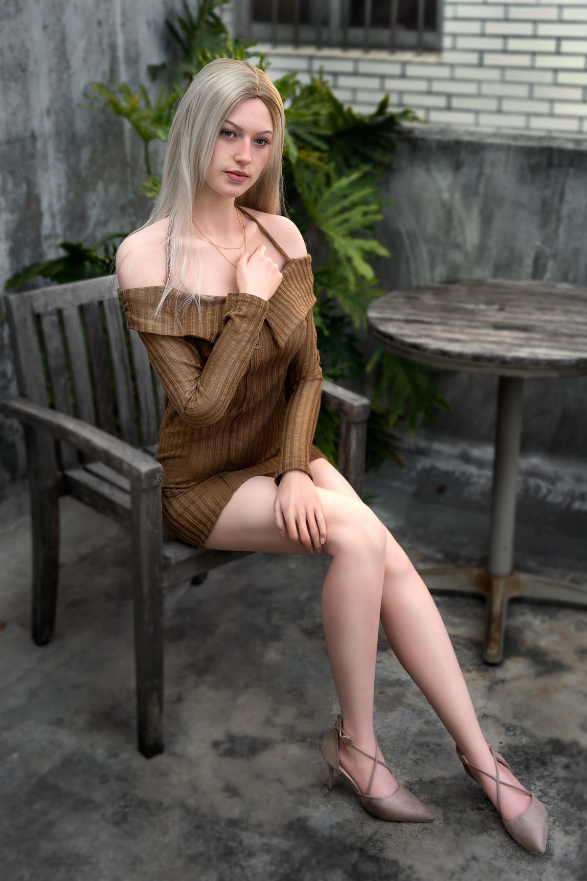Ramona: muñeca sexual rubia pecosa