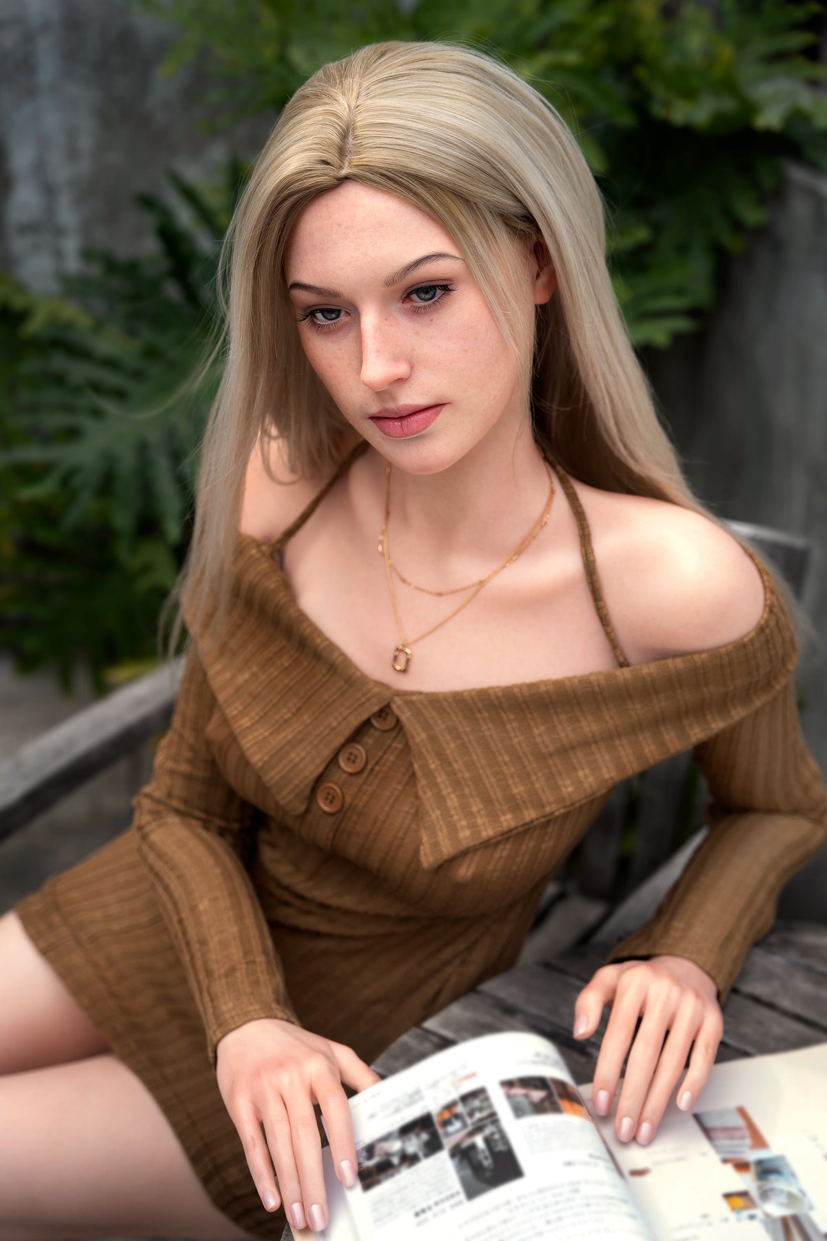 Ramona: muñeca sexual rubia pecosa