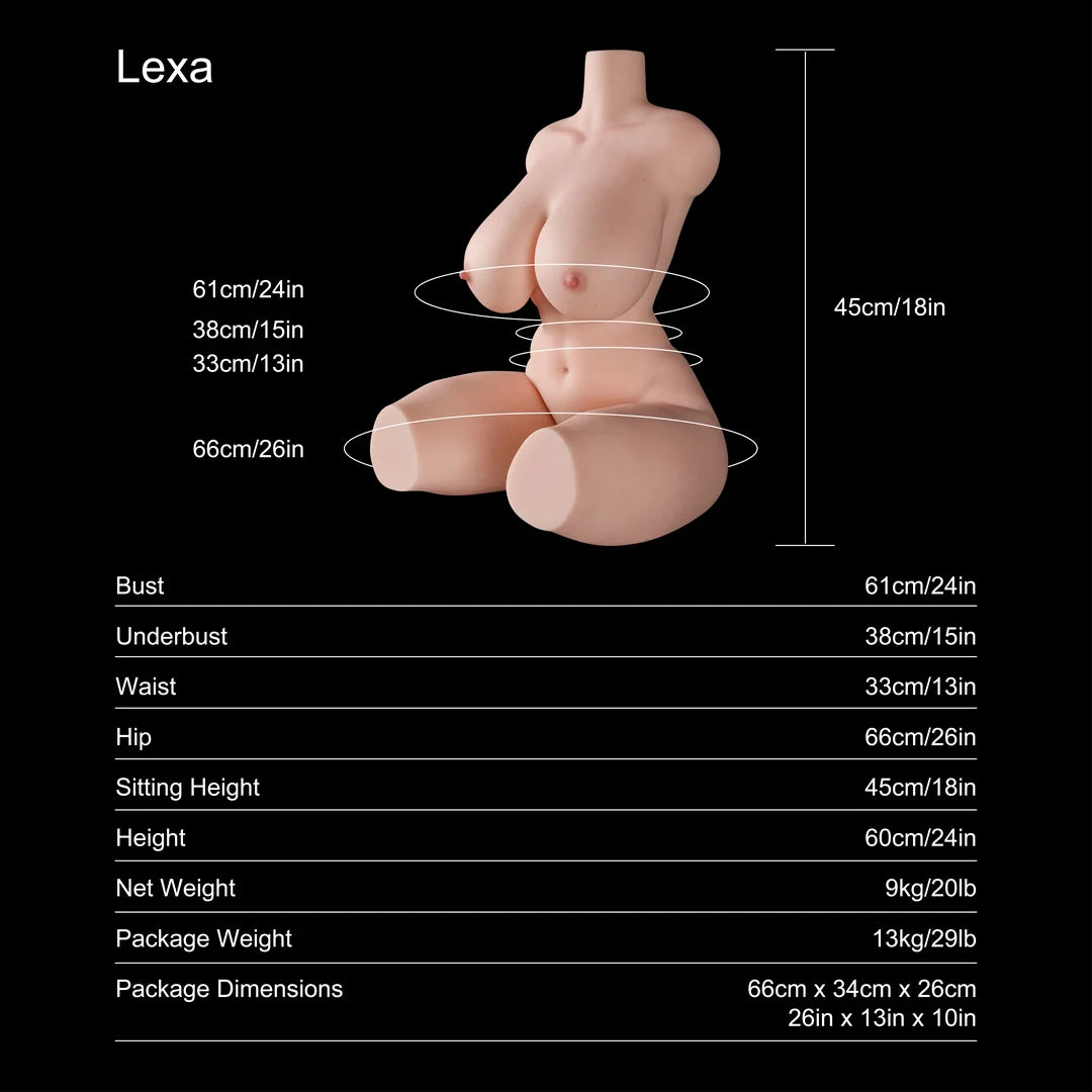 Lexa: 60cm F-Cup Torso (Ready To Ship)
