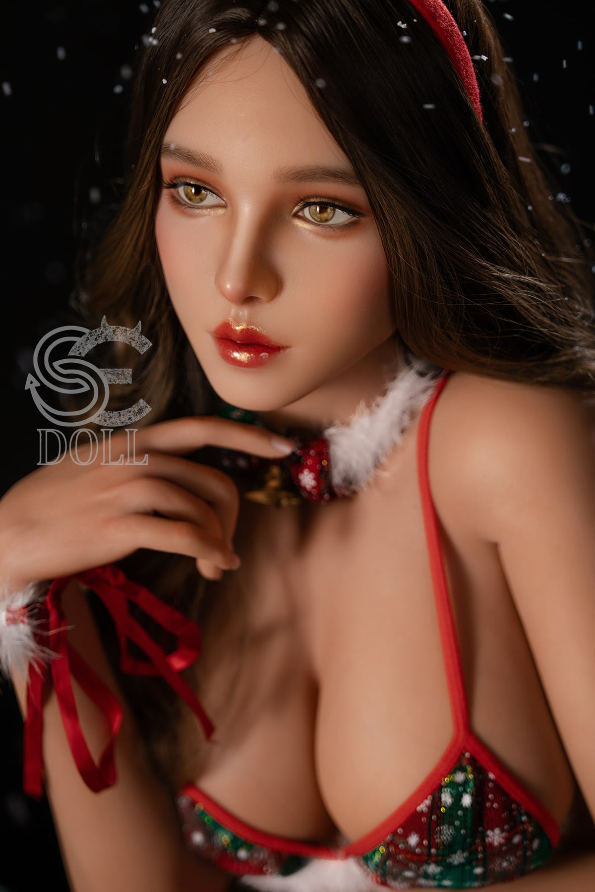 Muérdago: muñeca sexual romántica navideña