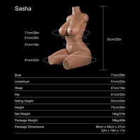 Sasha: 75cm E-Cup Torso (Ready To Ship)