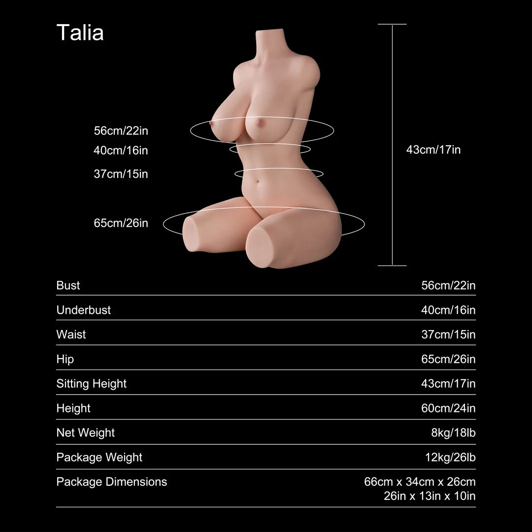 Talia: 60cm C-Cup Torso (Ready To Ship)