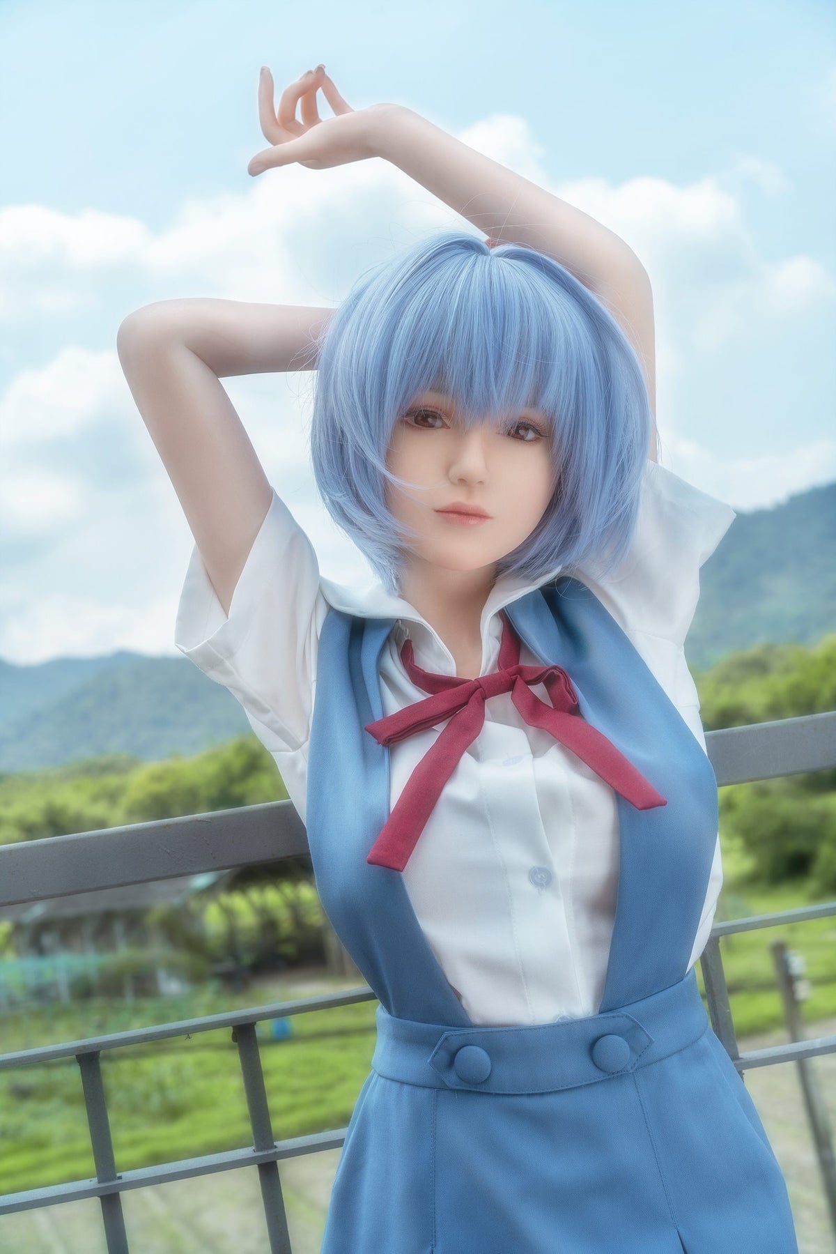 Rei Ayanami: 156cm E-Cup Silicone Sex Doll
