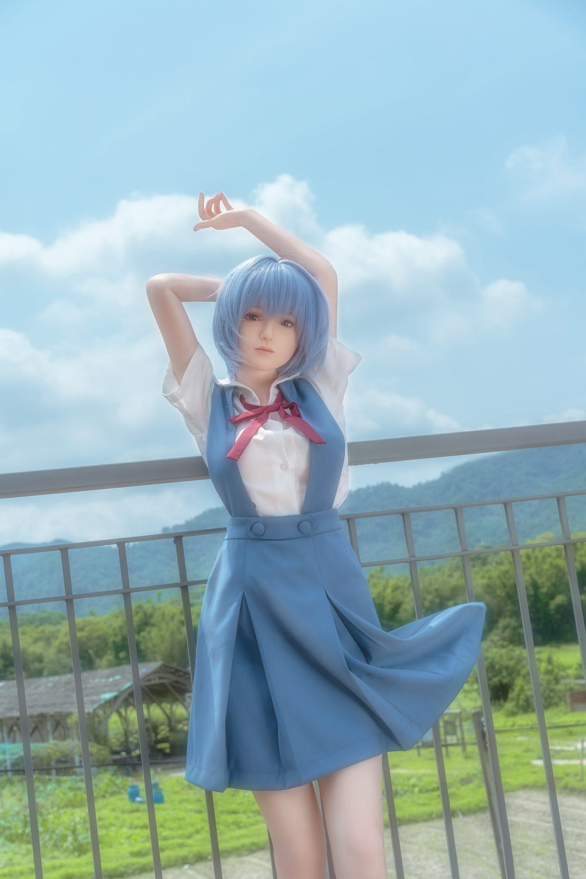 Rei Ayanami: 156cm E-Cup Silicone Sex Doll