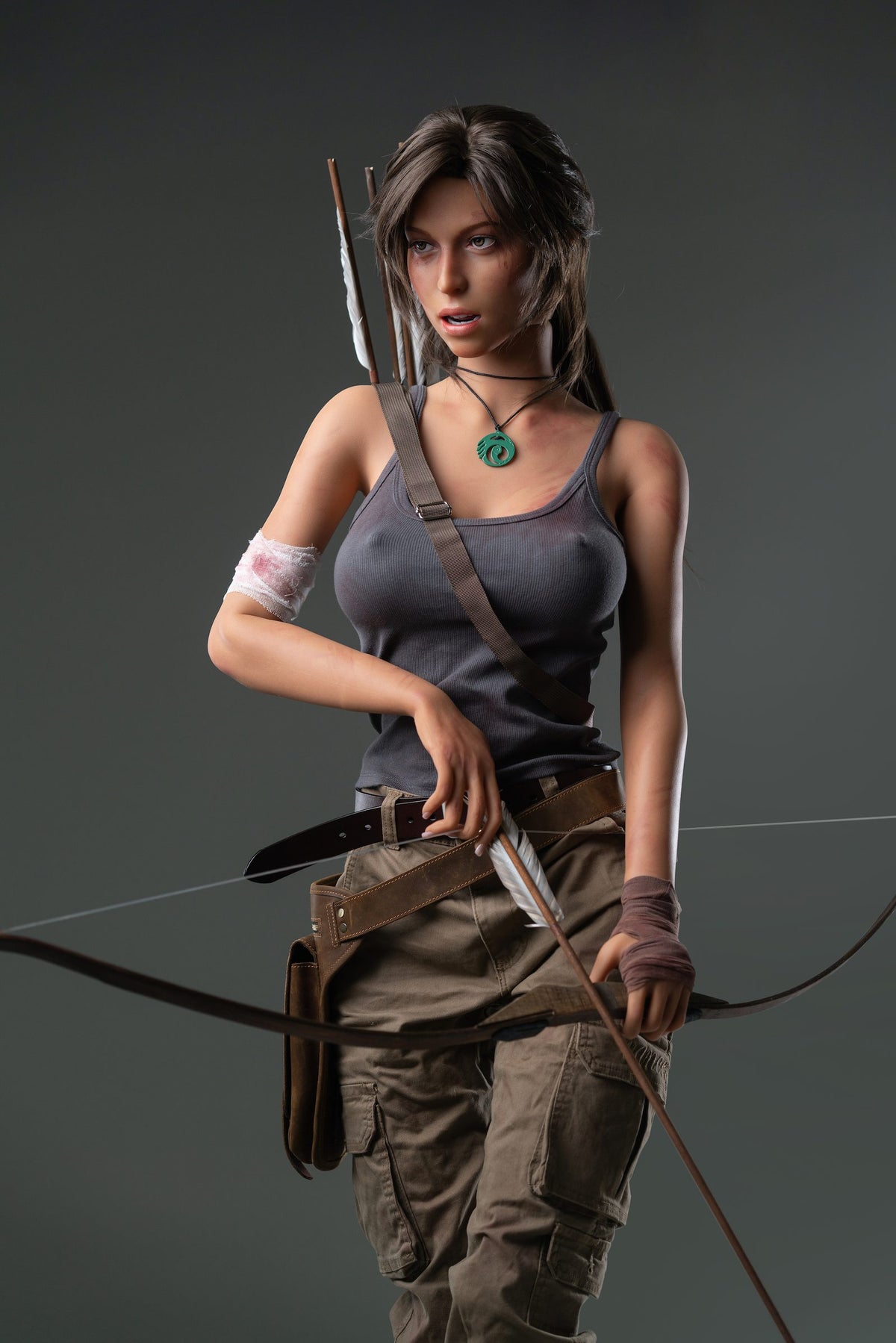 Lara Croft: 166cm E-Cup Silicone Sex Doll