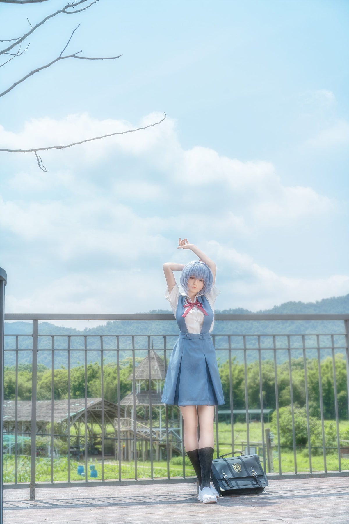 Rei Ayanami: 156cm E-Cup Silicone Sex Doll