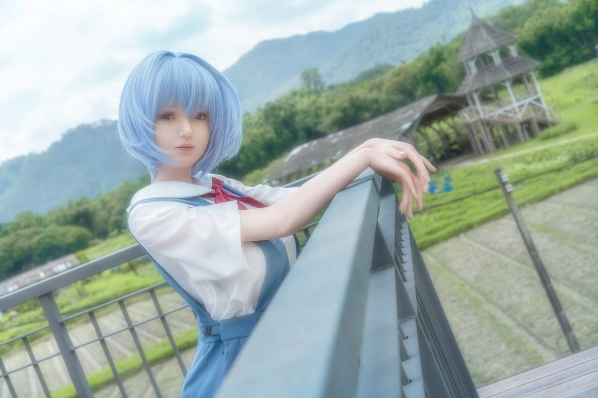Rei Ayanami: 156cm E-Cup Silicone Sex Doll