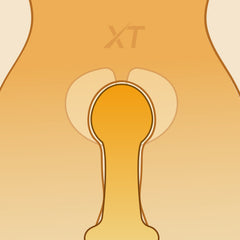 Opción personalizada de muñeca XT: vagina de empuje inverso cero