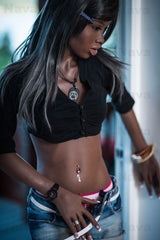 Francine hermosa muñeca negra del sexo